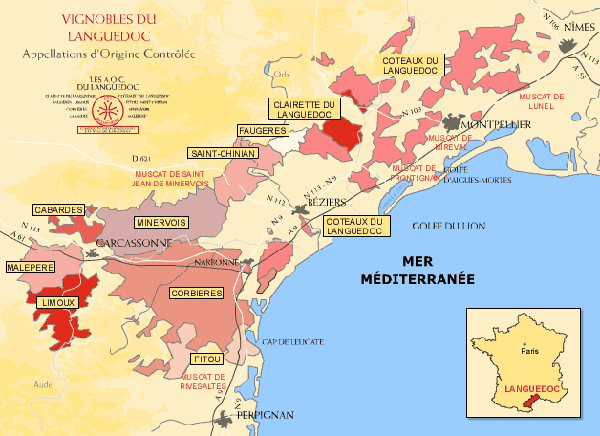 Languedoc Map