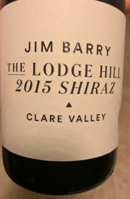 Jim Barry Shiraz Front