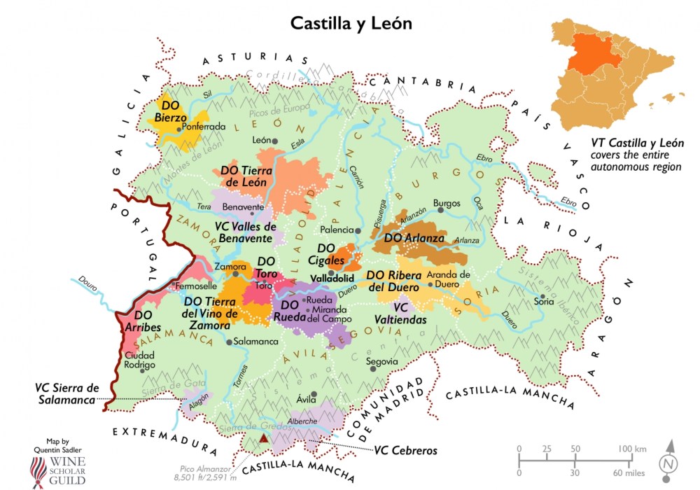 Mencia Wine Map